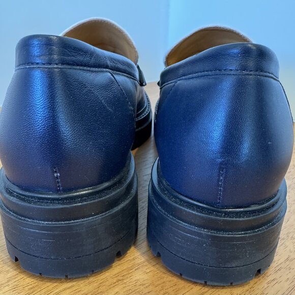 Sezane Albane Loafers Multi Navy - Size 9 (French size 40) - Picture 5 of 7
